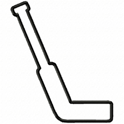 Hockey Embroidery Design 7